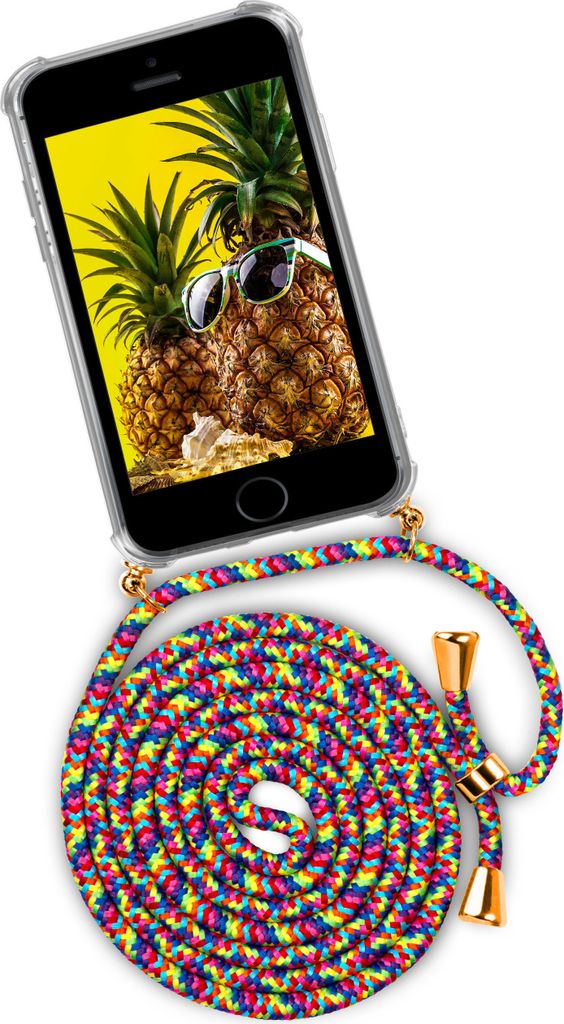 TWIST-Case + TWIST-Cord für iPhone 5S / 5 / iPhone SE, Farbe:Fruity Friday (Gold)