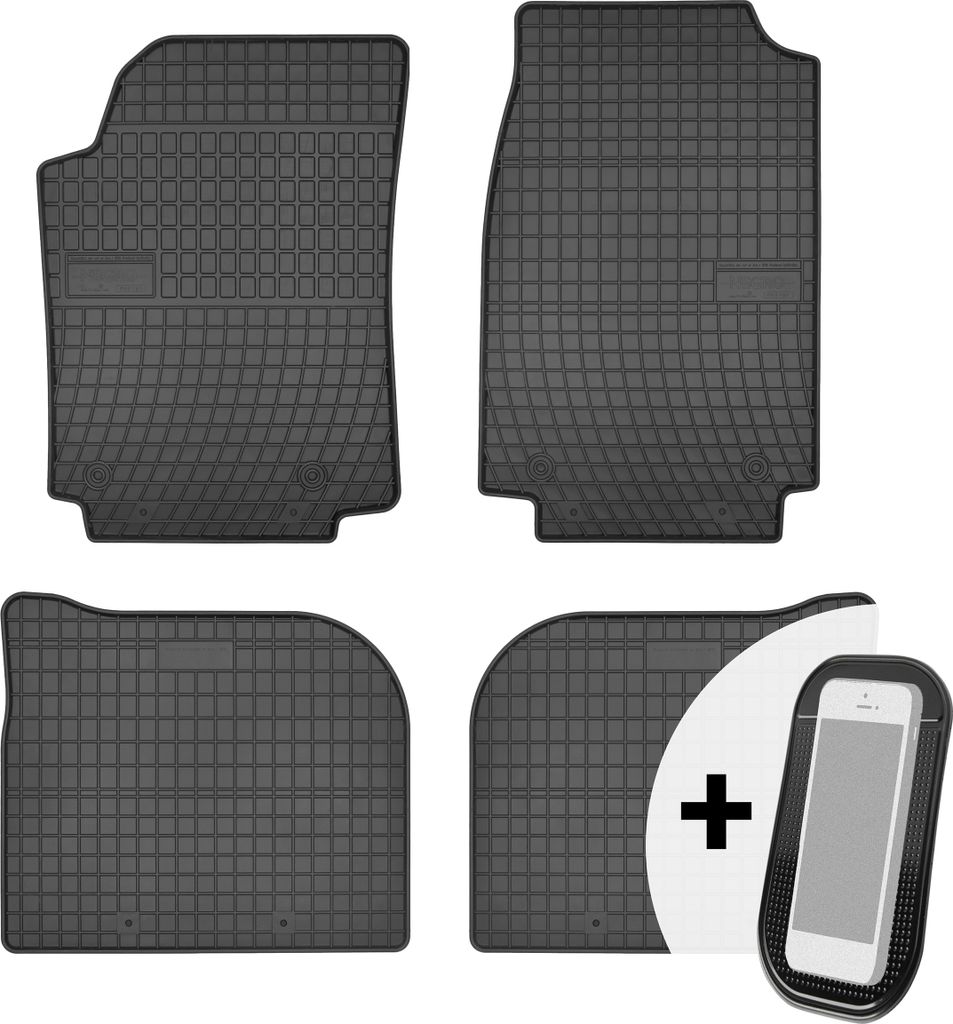 Gummimatten Auto Fußmatten Automatten Passgenau 4-teilig Set - passend für Audi 100,A6 - C4 1990-1997