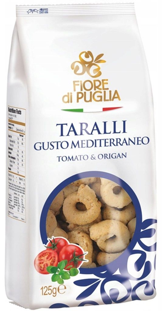 Taralli gusto mediterraneo Tomate&Origano 125g - Fiore di Produktbild 