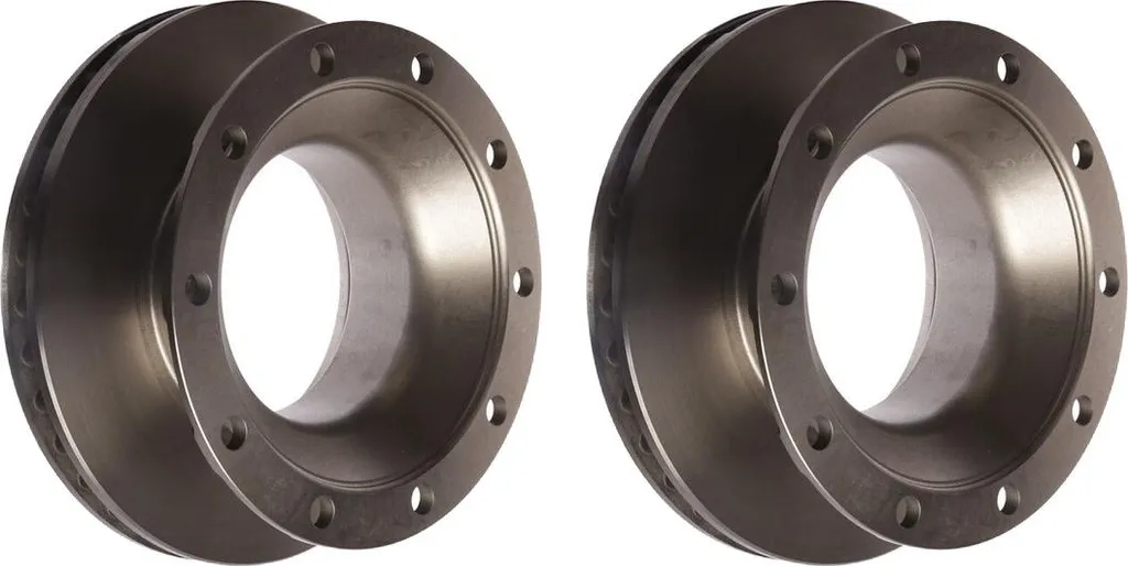 2 Disques de Frein Avant Ventilés VALEO Ø 380 mm pour Essieux BPW
