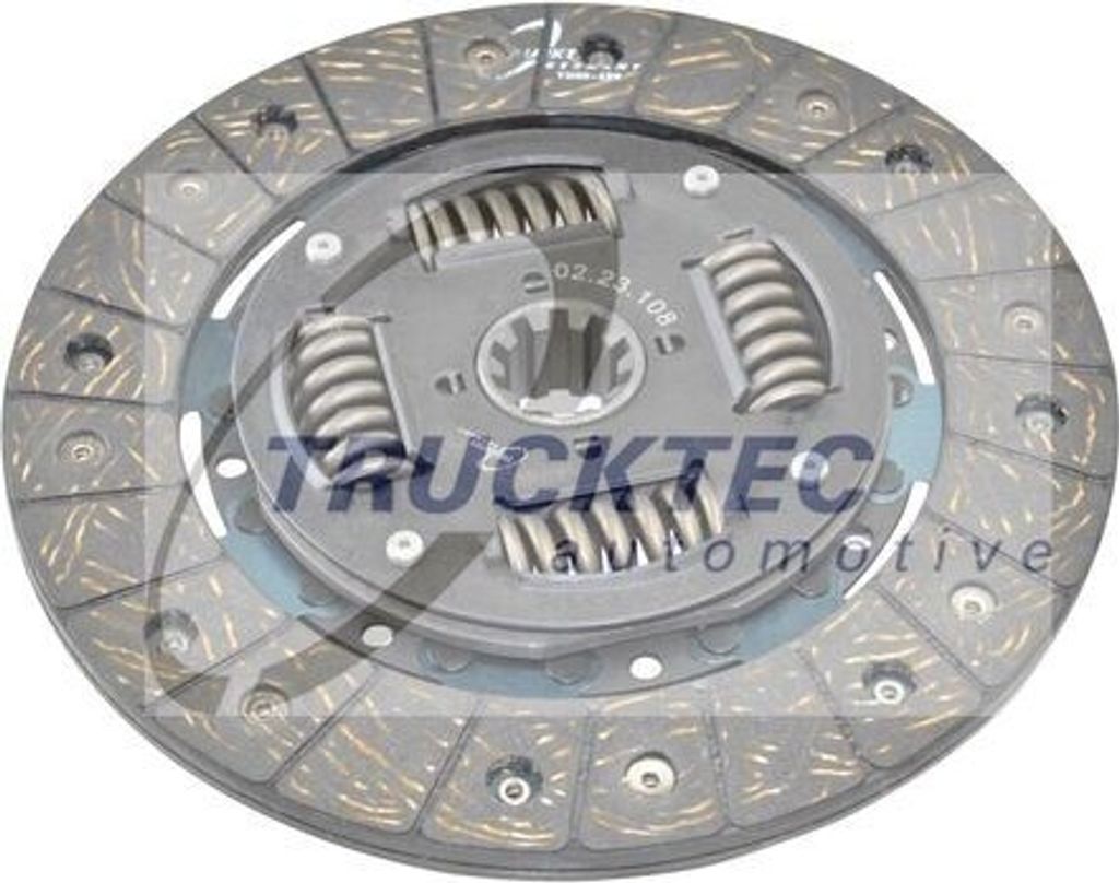 TRUCKTEC AUTOMOTIVE 02.23.108 Kupplungsscheibe 228mm passend für MERCEDES-BENZ T1 Kasten (602)