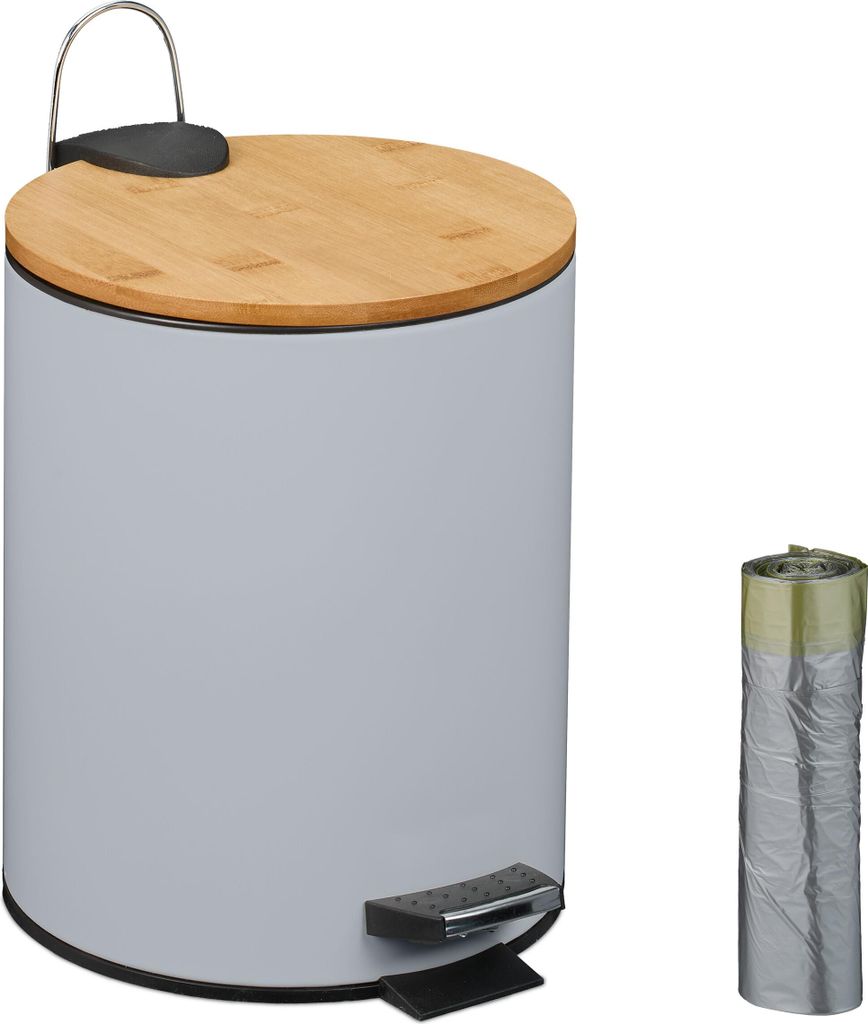 Relaxdays Kosmetický koš 5 l, automatické spouštění, Obrázek produktu 