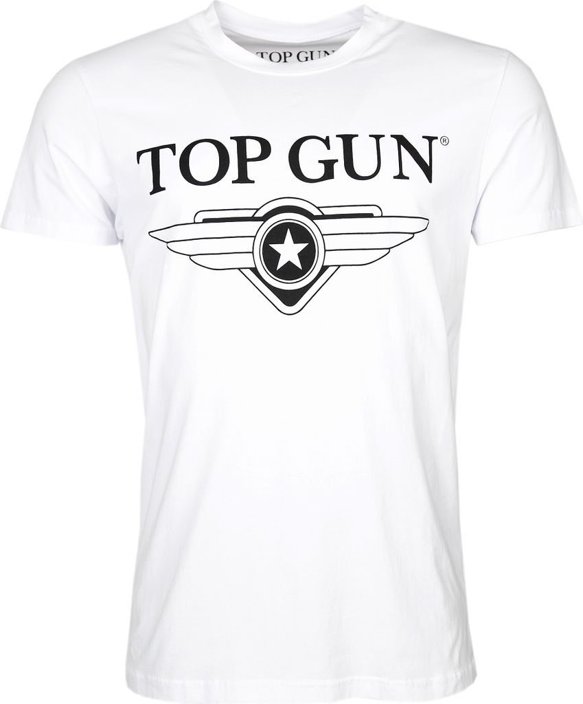 Top Gun T-Shirt Cloudy TG20191006 Herren white L