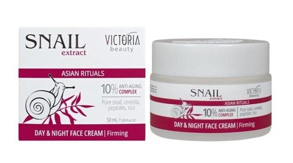 Asian Rituals Schneckenextrakt Straffende Tages- und Nachtcreme mit Anti-Aging-Komplex, 50 ml