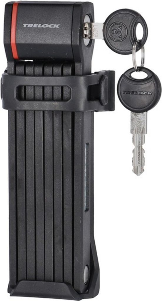 Trelock Faltschloss TWO.GO FS 280/100, mit Halter Produktbild 