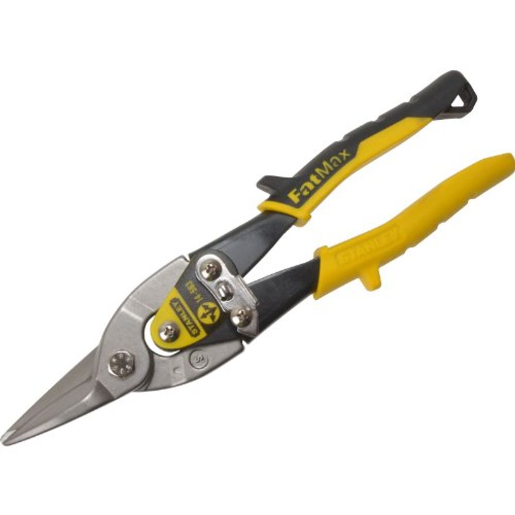 Stanley Gerade Schneidende Blechschere Grau  Grau One Size Produktbild 