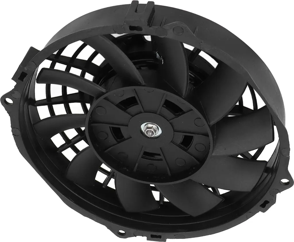 Ventola Raffreddamento Elettrica 7" 12V 80W Slim Universale Nera - 5