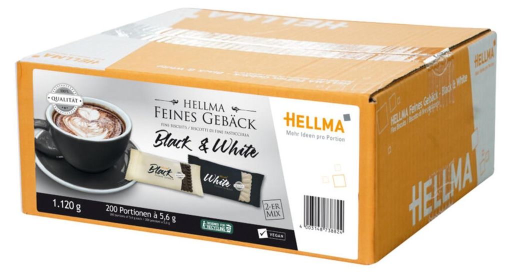 Hellma Feines Gebäck Black & White 200x5,6g Produktbild 
