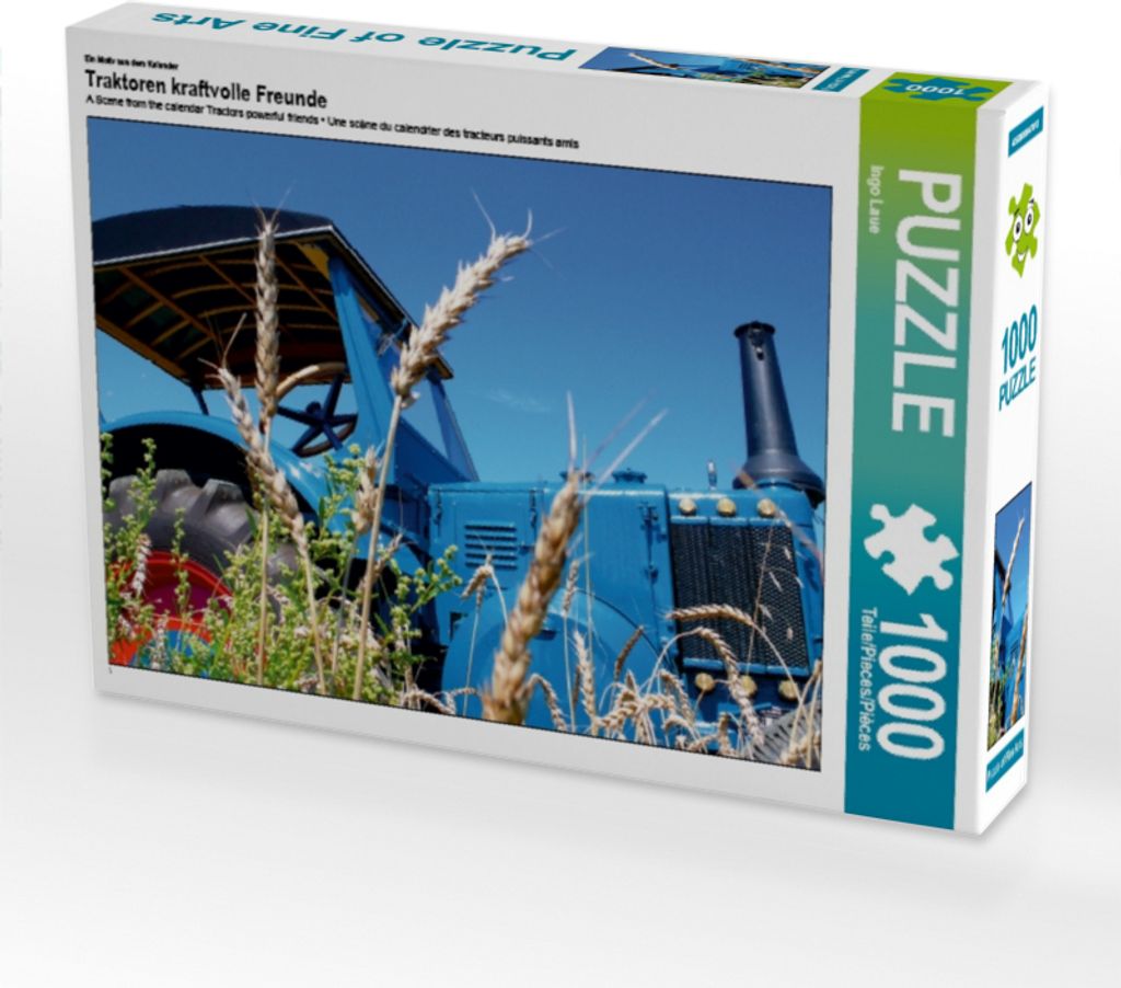 Calvendo Ein Motiv aus dem Kalender Traktoren kraftvolle Freunde 1000 Teile Puzzle quer 640x480mm, Laue Ingo; 7272082