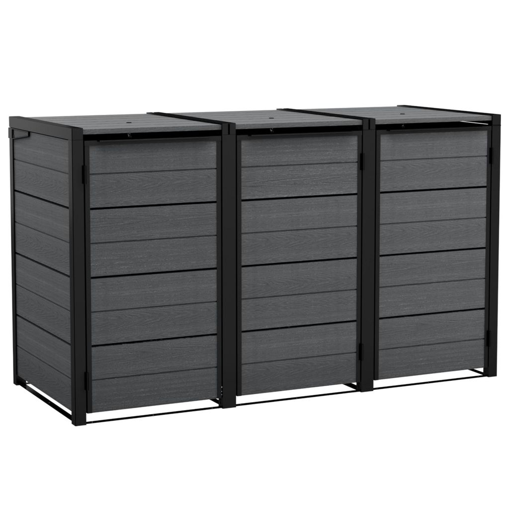 Keter Mülltonnenbox Hide Away 720 Liter (3x 240L) | 205 x Produktbild 