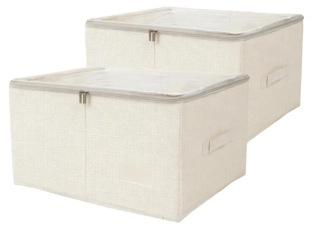 Boîte en tissu pliable anti-poussière pour protéger tout votre linge