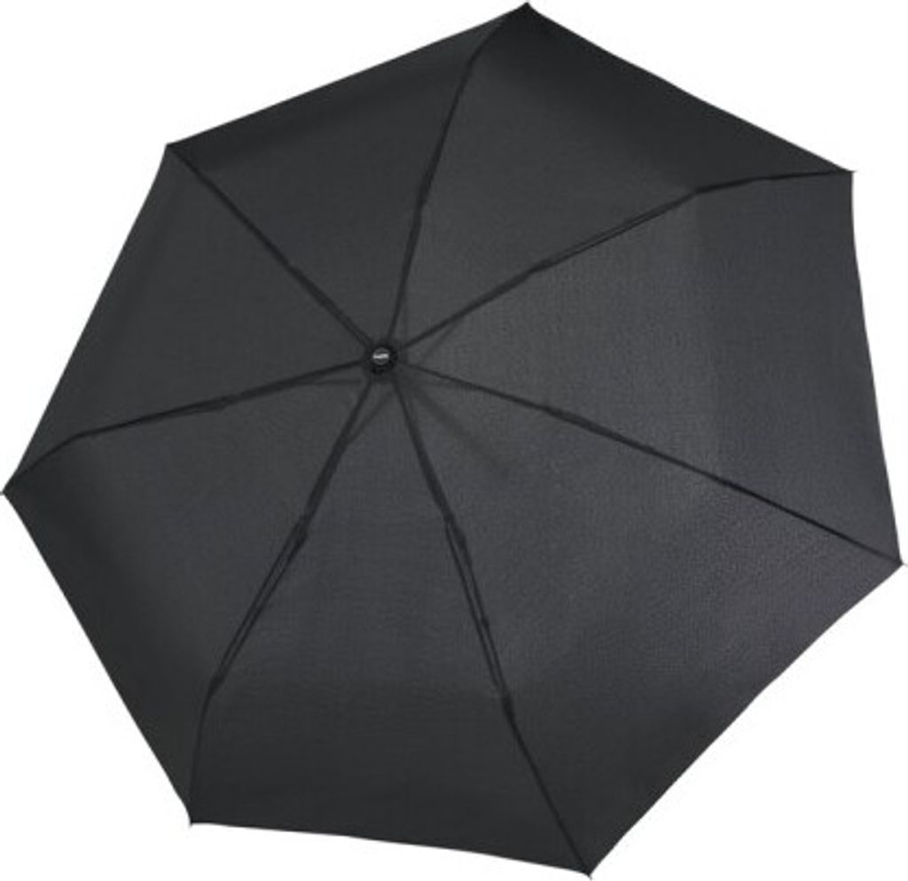 doppler Taschenregenschirm Regenschirm Fiber Magic Select Black schwarz