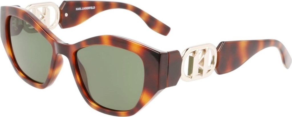 KARL LAGERFELD KL6086S-240 Brille. Sonnenbrille, Braun. Damen.