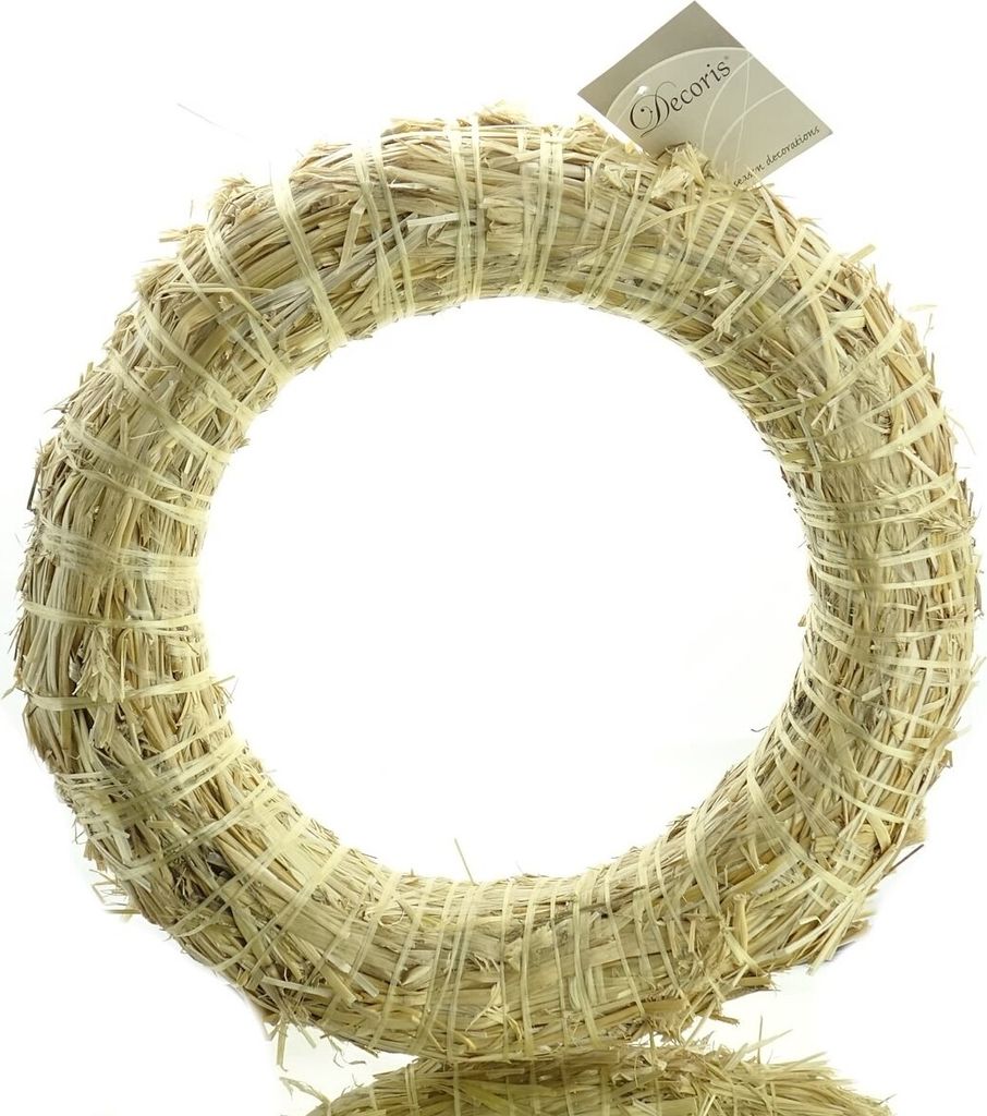 Strohkranz / Kranz Rohling 25cm natur Produktbild 