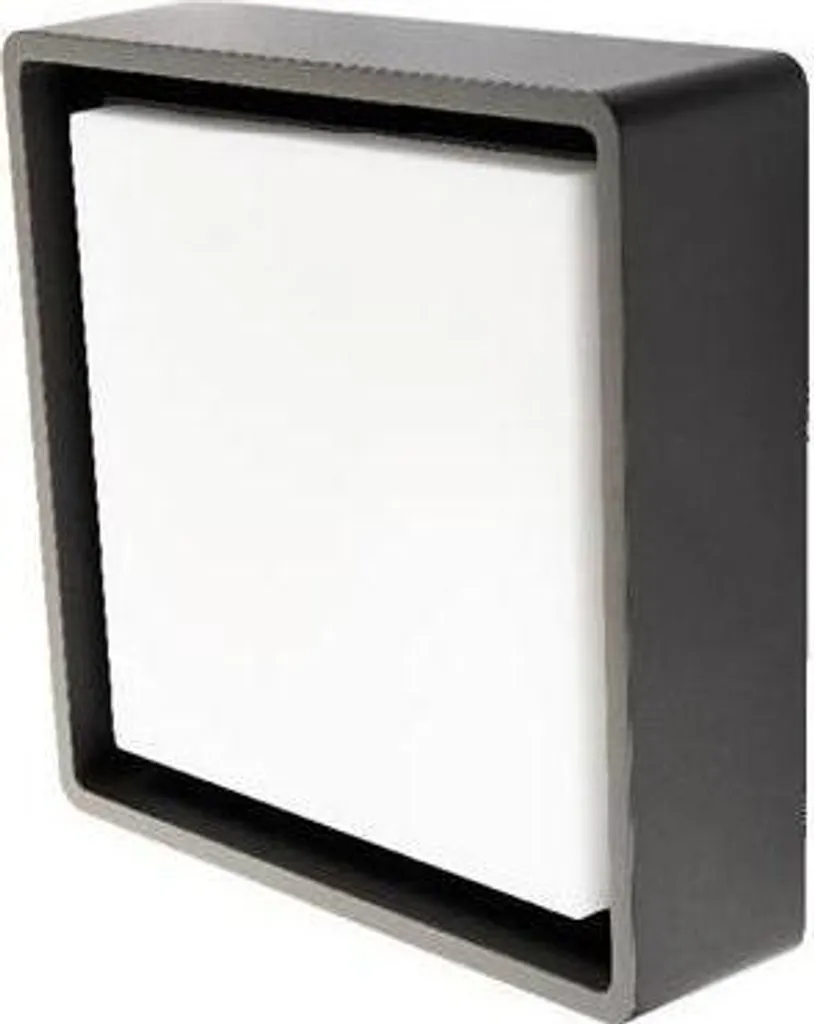 Luminaire extérieur mural LED Frame Square IP66 coloris graphite 6W