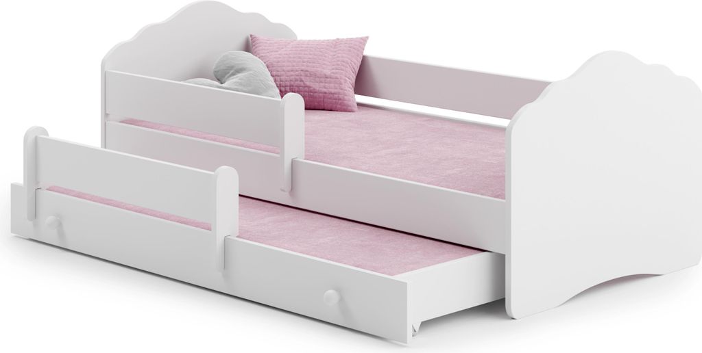 Letto matrimoniale Wave 160x80 bianco Immagine del prodotto 