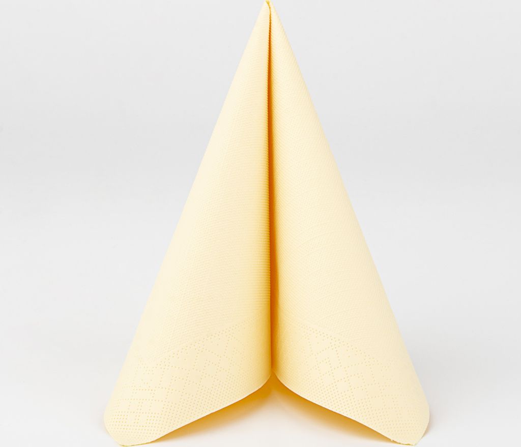 Sovie HORECA Serviette Creme aus Tissue Deluxe®, 4-lagig, Produktbild 