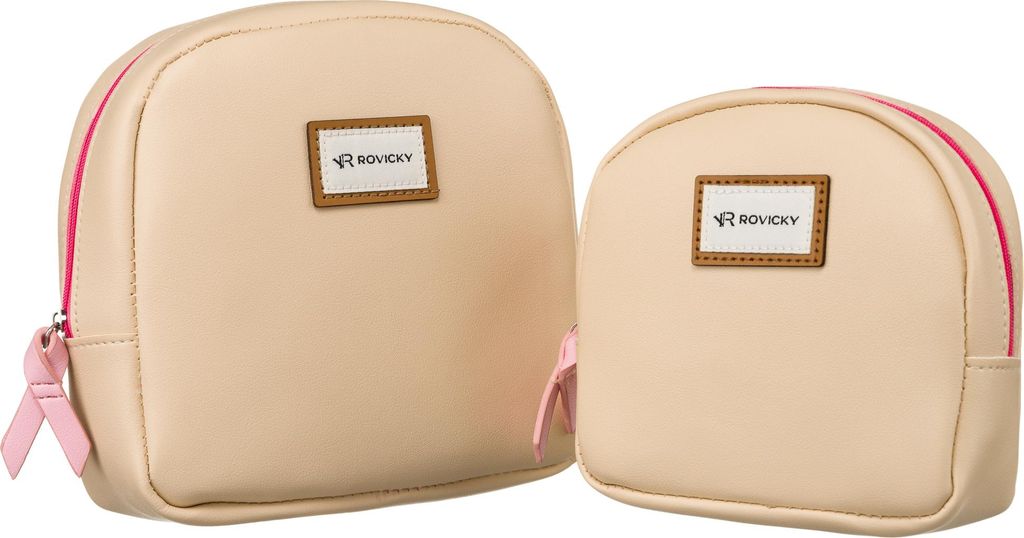 Rovicky Set Kosmetiktaschen Uluicicia beige One size