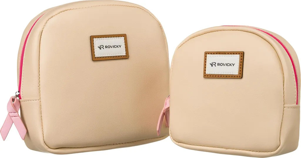 Rovicky R26174497: Elegante Set Beauty Case in Pelle Sintetica per Viaggio
