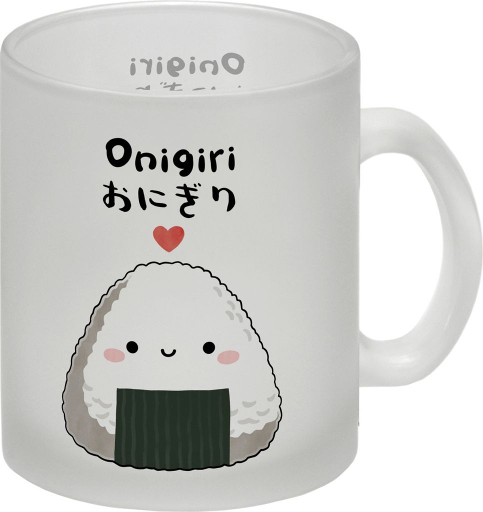 Onigiri Sushi Glas Tasse