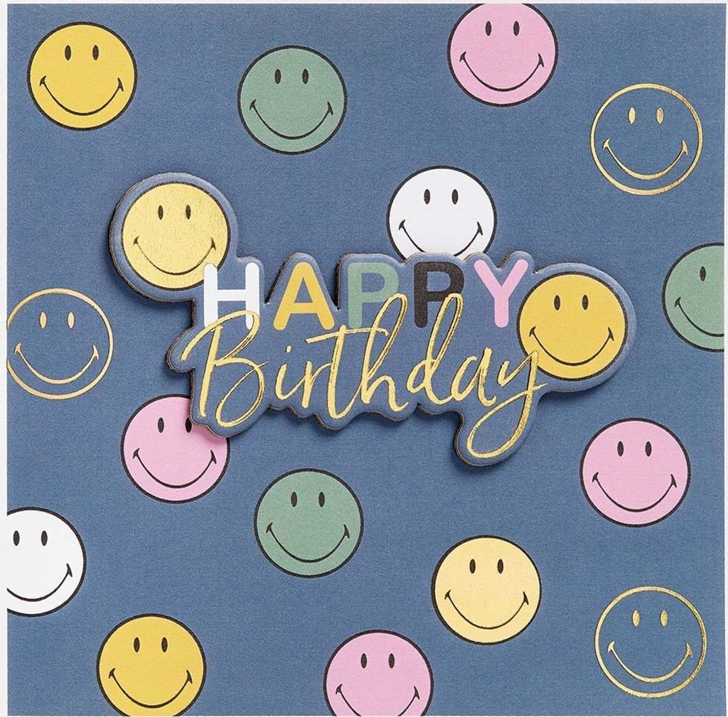Geburtstag - FEELINGS COLLECTION Karte mit Umschlag plastikfrei