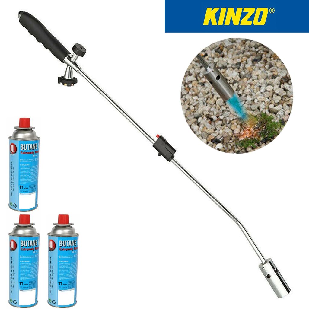 Kinzo Unkrautvernichter Unkrautbrenner Abflammgerät + 3 Produktbild 