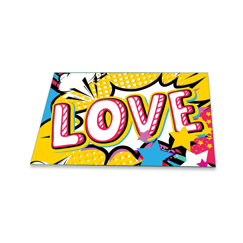 Coprifornelli Vetro 80x52 Colorato - Proteggi e Decora il Piano