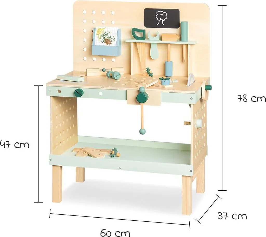 Établi Jupp avec grand plateau multi-usage et structure ultra stable - 8