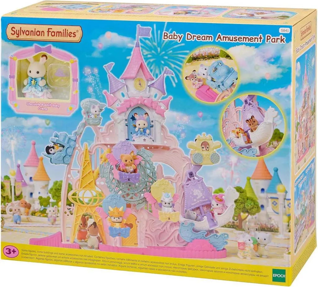 Parc de Jeux Sylvanian Families 5841 avec Grande Roue et Toboggans