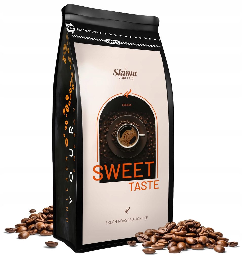 Gemalen koffie, 1 kg, SWEET TASTE, 100% Arabica, vers Productafbeelding 