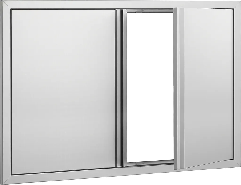 Porte Accès Inox Anti-Corrosion 914x610mm pour Cuisine de Jardin Durable