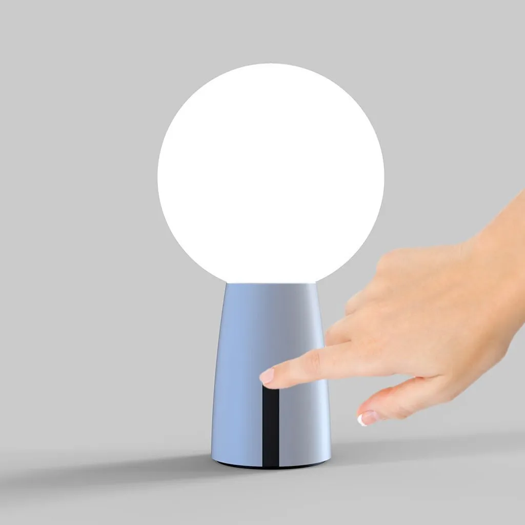 Lampe de table rechargeable Olimpia Pro Blanc dimmable LED Zafferano