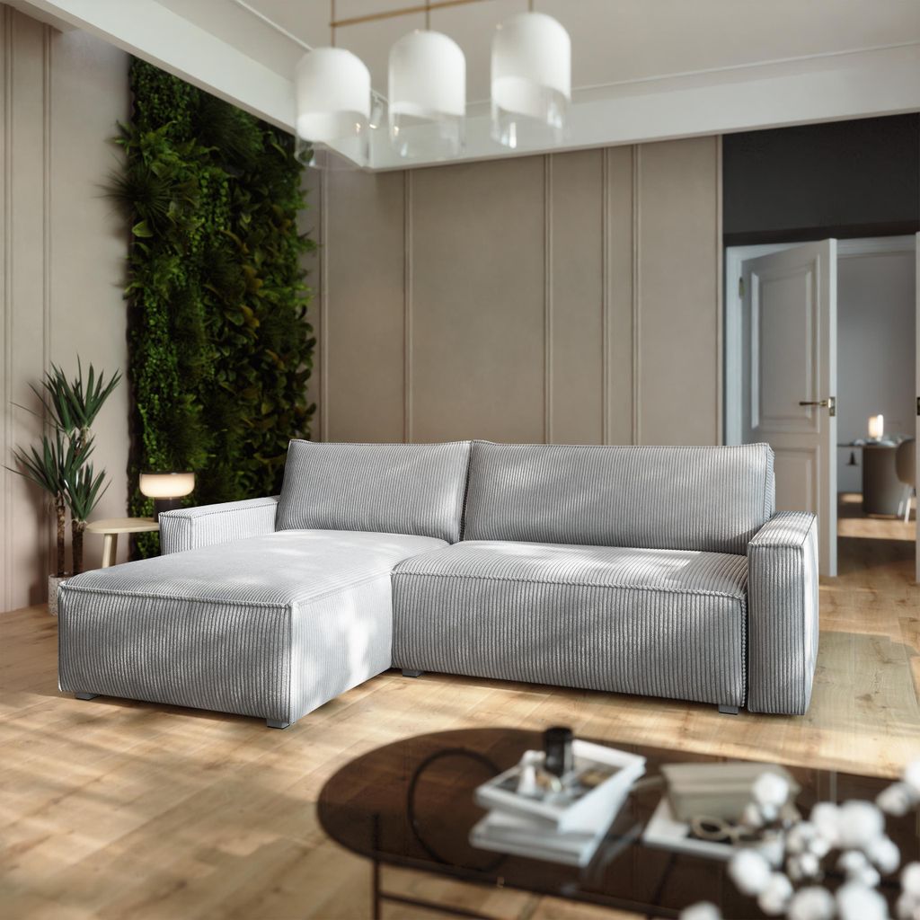 Masseno Ecksofa BESMIR mit Schlaffunktion L-Form, Sofa mit Produktbild 
