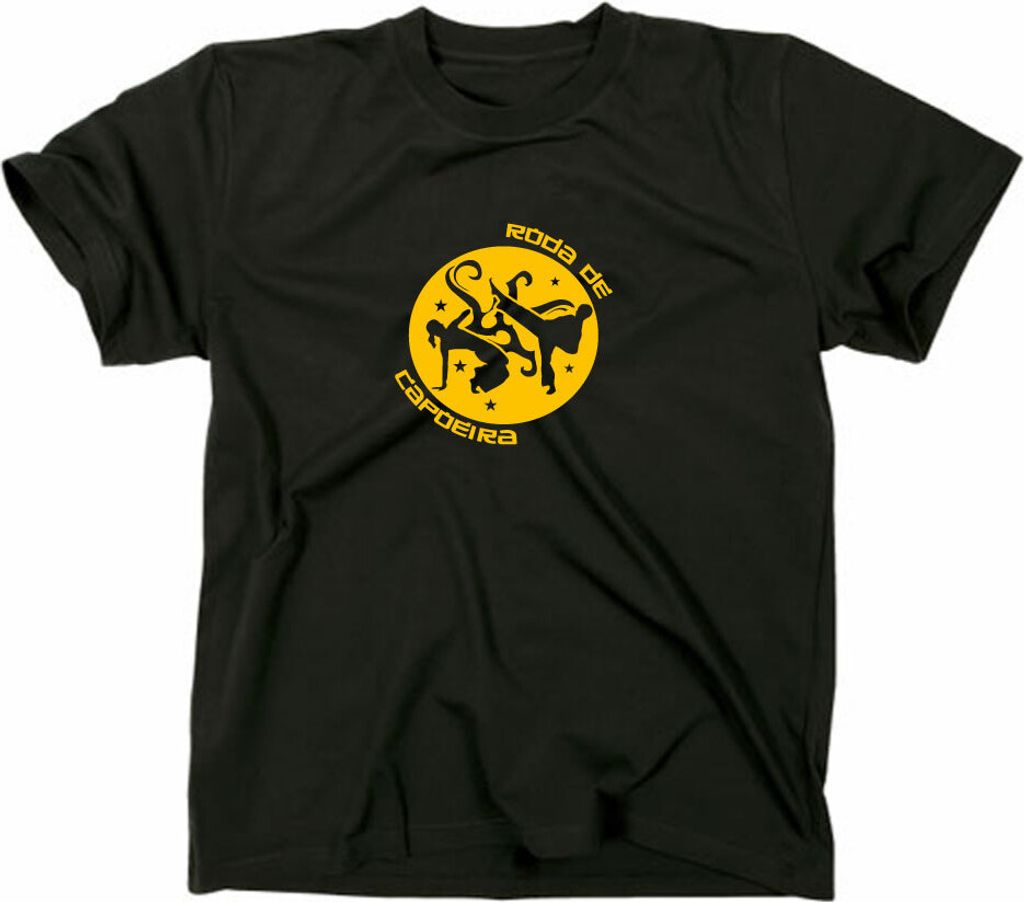 Styletex23 T-Shirt Roda de capoeira Brasilien Brazil, schwarz, S