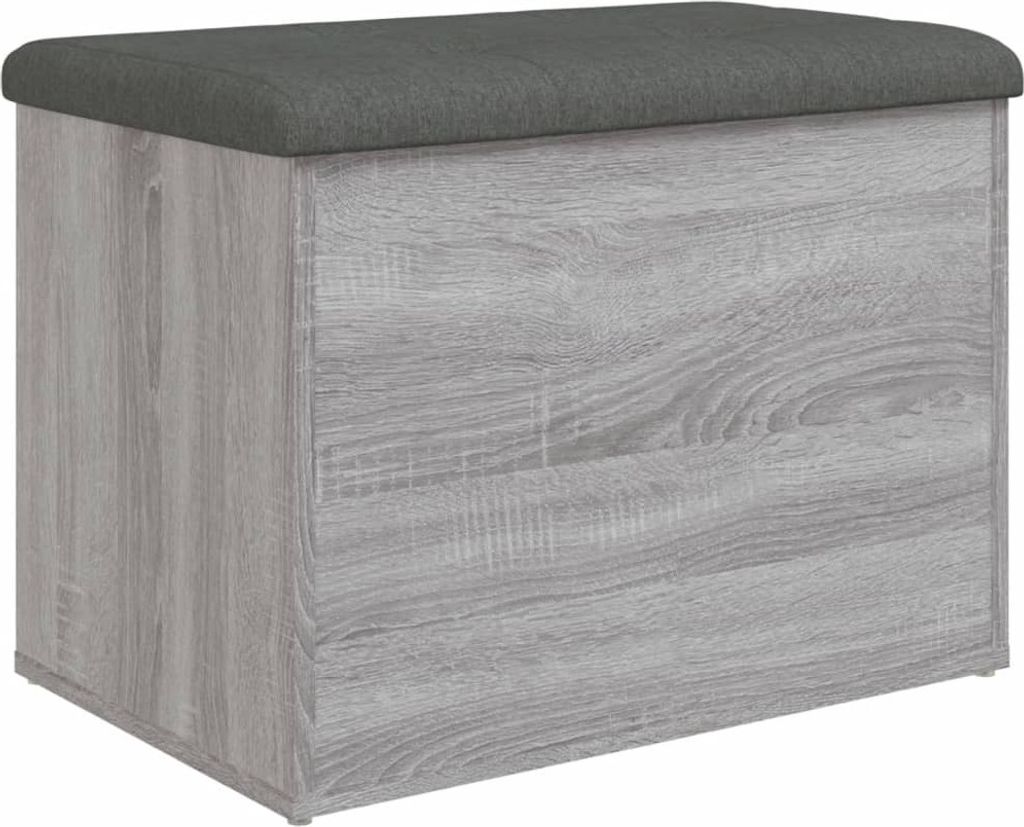 Panca con contenitore Grey Sonoma 62x42x45 cm Materiale a Immagine del prodotto 