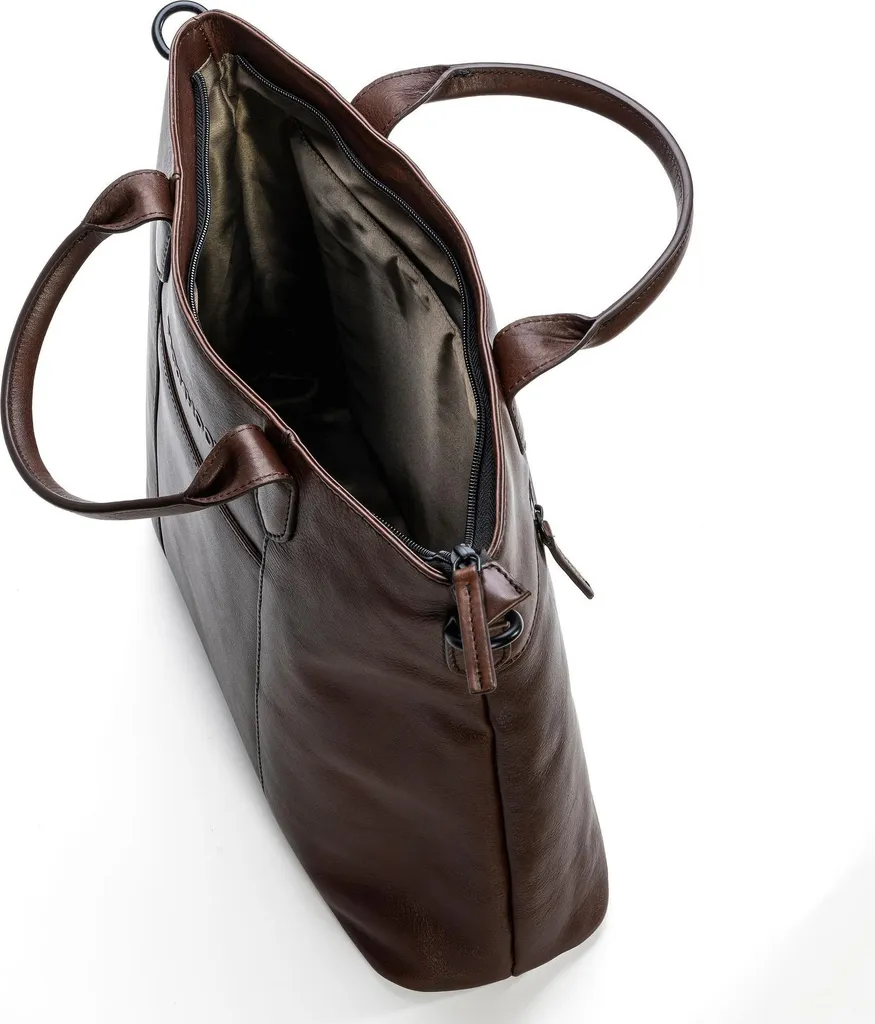 Sac à main Memphis Dark Brown : Cuir Premium et Bandoulière Amovible - 3