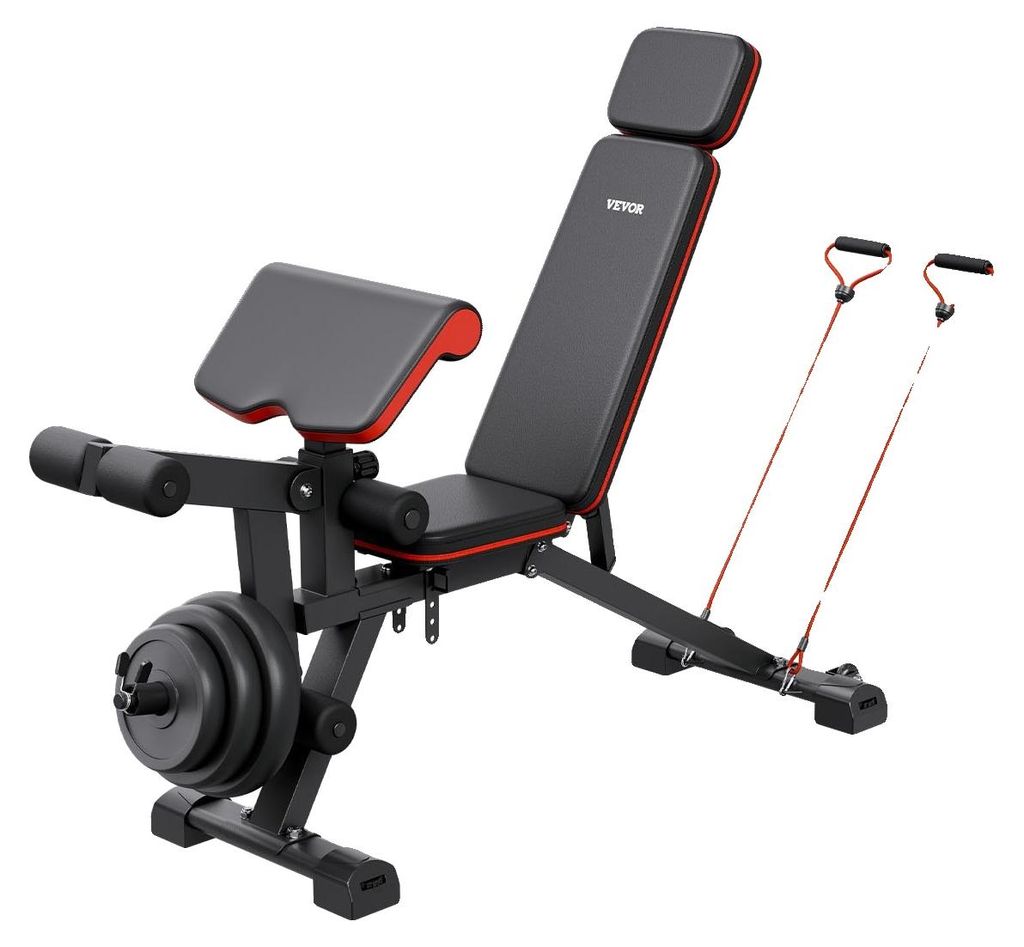 VEVOR Banc de musculation Banc de fitness réglable pour Image du produit 