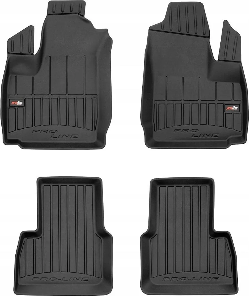 Tappetini Gomma Fiat Doblo 1 2000-2010 3D con Bordo Alto e Incavo