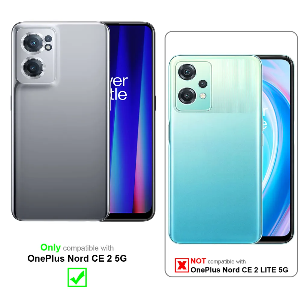 Yoedge Custodia con Cordino per OnePlus Nord CE 2 5G 6,43, Silicone