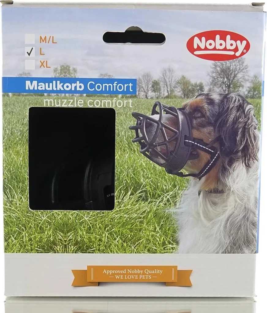 Museruola Nobby Comfort L - Protezione Morbida per Cani Taglia Grande