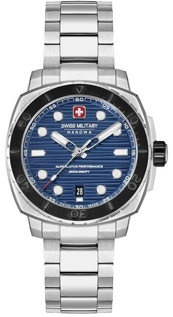 Uhr Swiss Military Hanowa Herren Silber SMH-SMWGH0006602