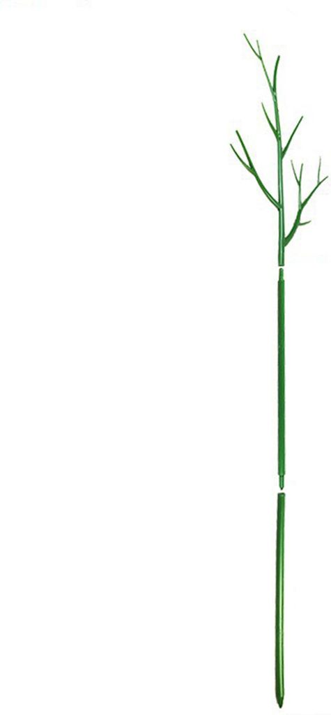 Pflanzenstütze abtrennbare Kunststoff -Zweigpflanzen -Stange Stange Orchideen Clips Gartenbedarf-A