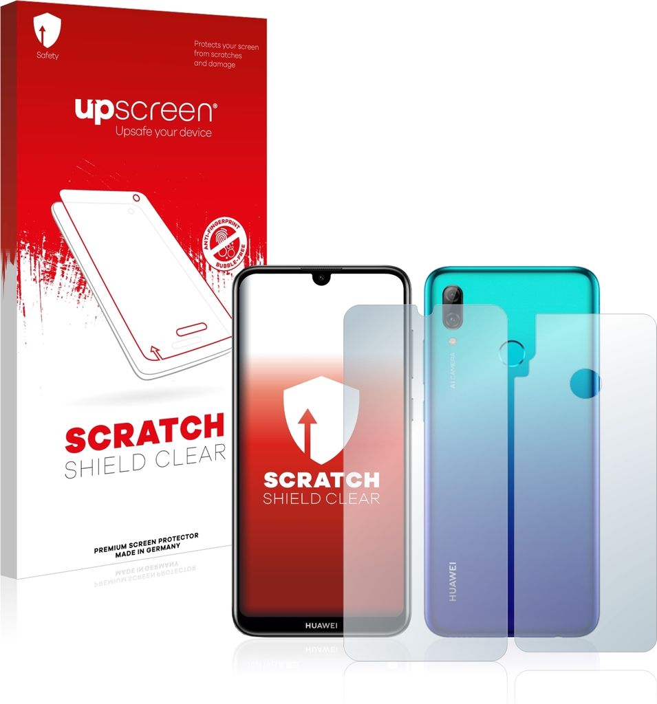 upscreen Schutzfolie für Huawei P smart 2019 (Vorder + Produktbild 