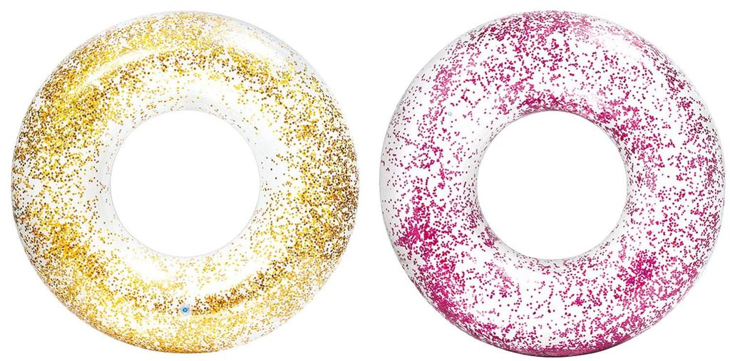 Ciambella gonfiabile Ø120 cm con decorazione glitter 56274 Immagine del prodotto 
