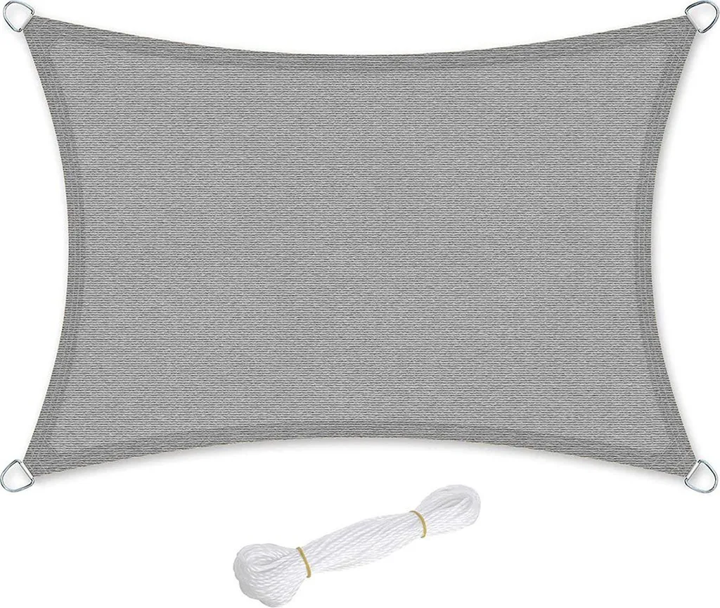 Voile d'ombrage en HDPE résistant à la déchirure avec protection UV 5x5m
