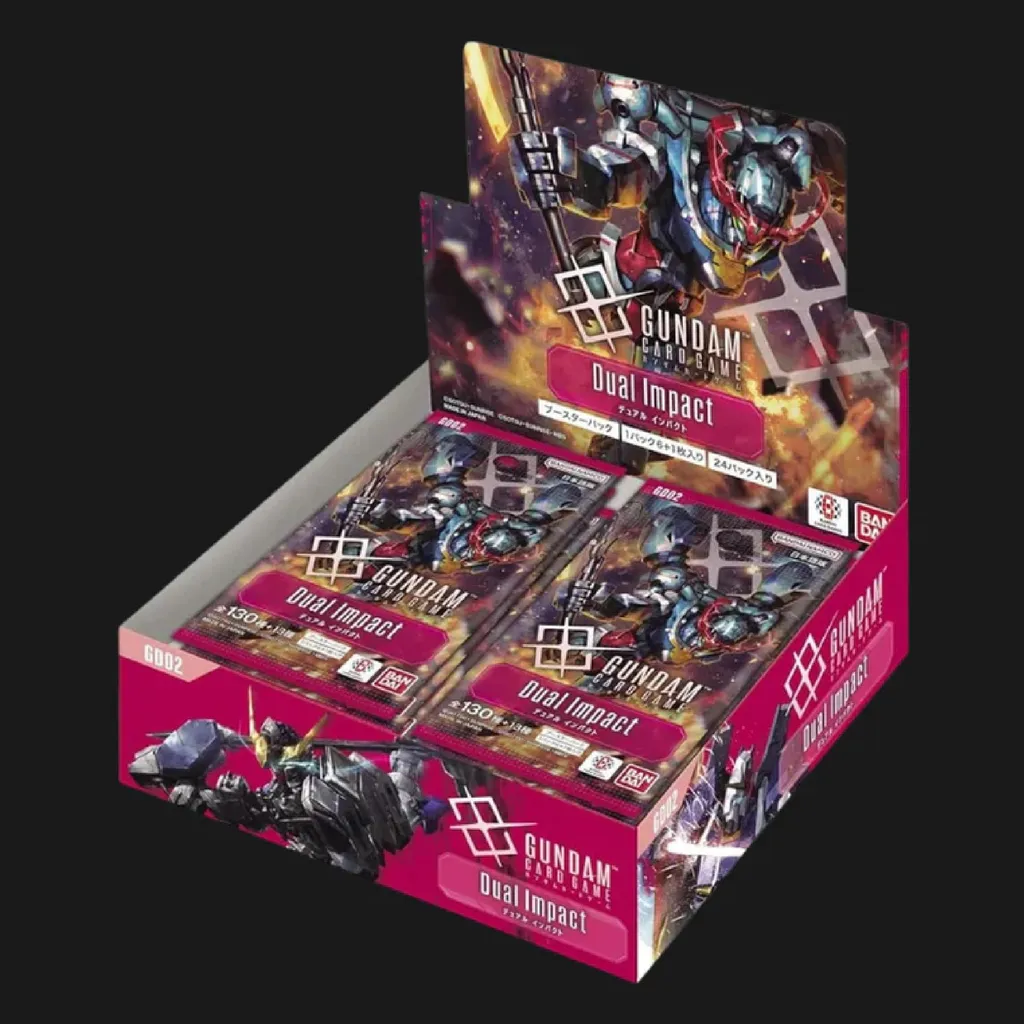 Gundam Dual Impact GD02 Booster Display - Idéal pour Tournois et Drafts
