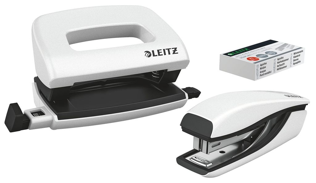 Leitz 55612001, 10 listy, Perlový, Biela, P2, Kov, Plast, Obrázok produktu 