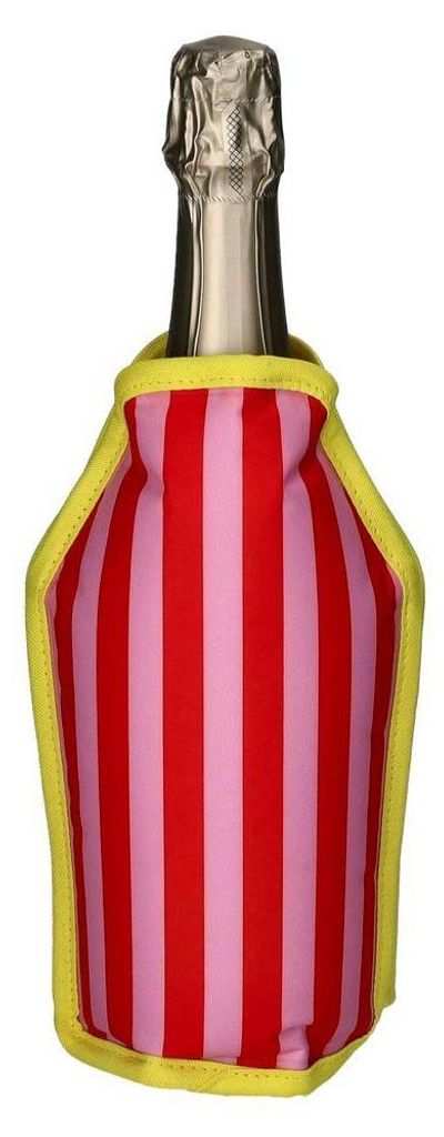 Gift Company Froid Kühlmanschette Streifen rot/rosa/gelb 23,5cm