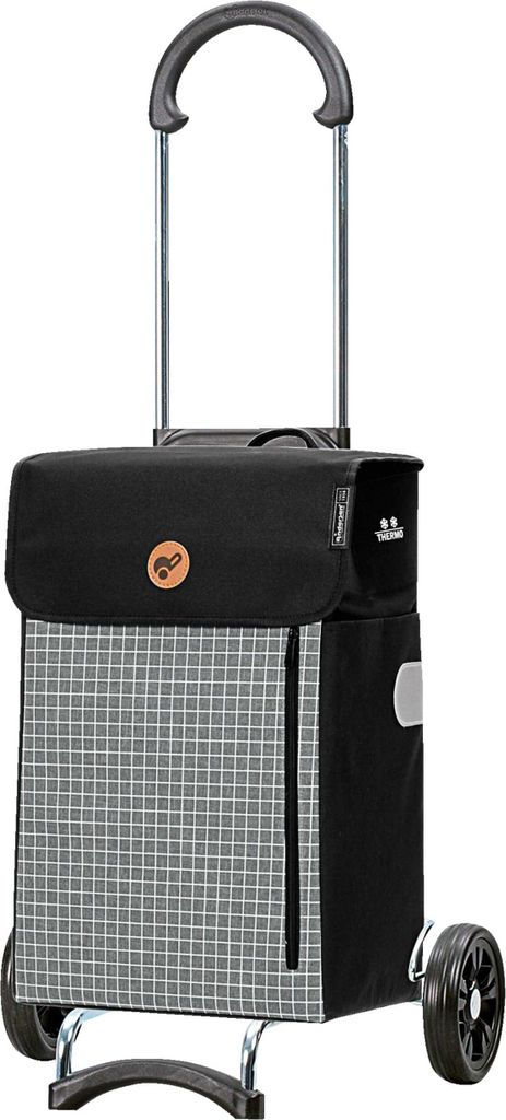 Andersen SHOPPER MANUFAKTUR Einkaufstrolley Scala Shopper Hente 36L Grey mehrfarbig 101cm