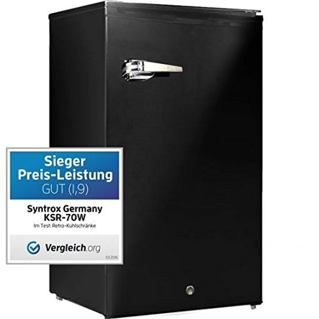 Réfrigérateur KSR-70W Syntrox Retro | Mini-réfrigérateur de 126 L